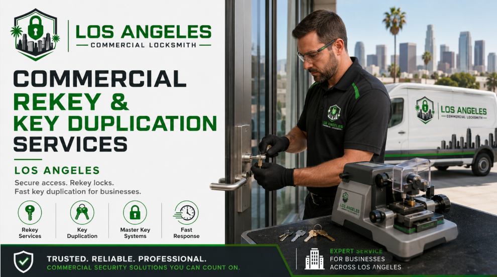 Commercial Rekey and Key Duplication Services Los Angeles